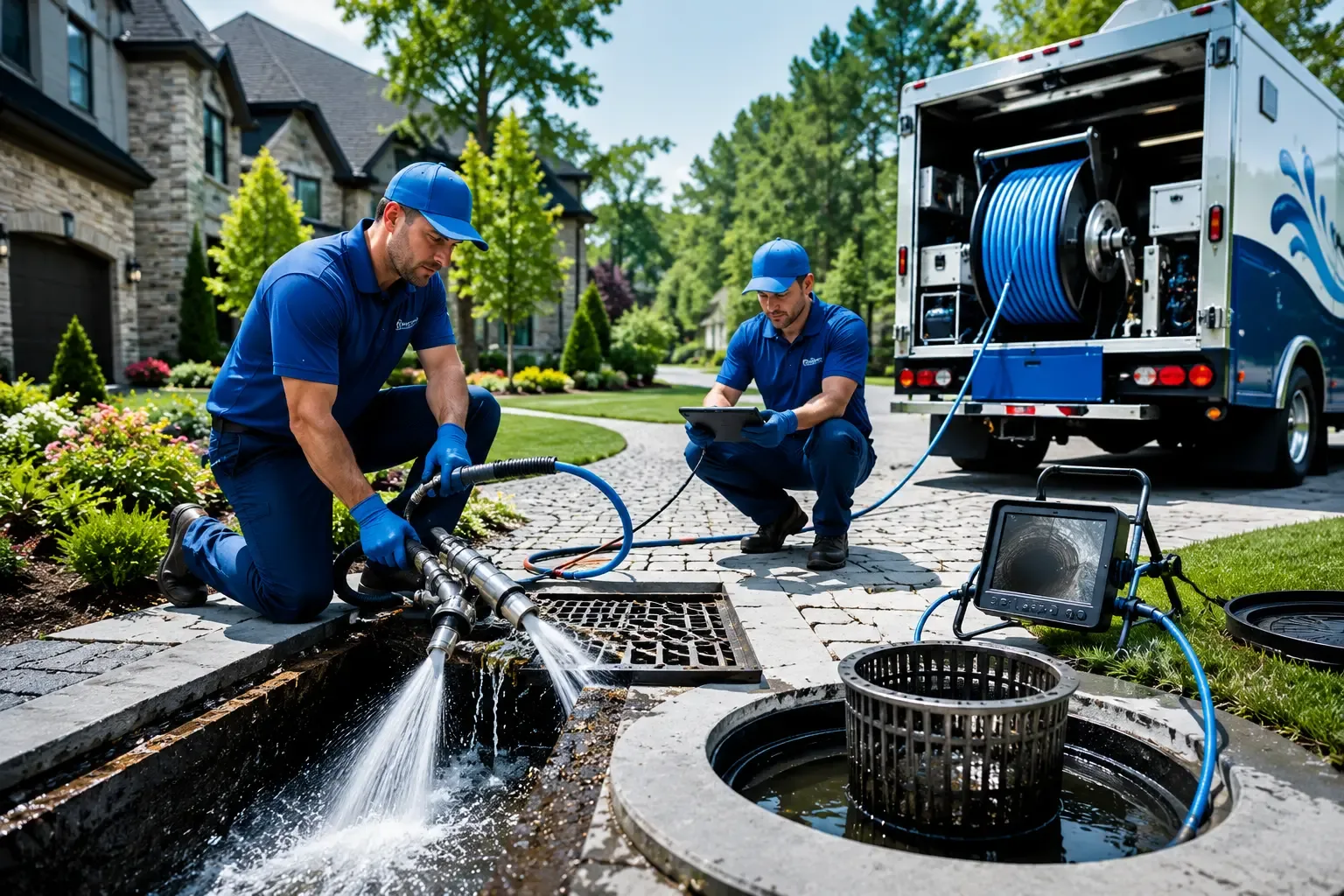 Local outdoor drain cleaning professionals in Olmsted Falls, OH